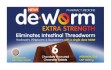 Buy De-worm Extra Strength - mebendazole usp 500mg -  - 6 Chocolate Flavoured Chewable tablets